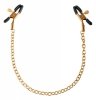FFS Gold Chain Nipple Clamps